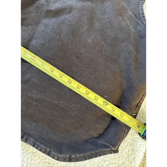 Carhartt Vest Mens 2XL Brown V02 DKB Quilted Lined Workwear Duck Canvas Vtg - Picture 2 of 7